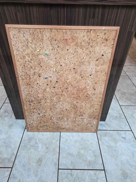 Photo of free Cork notice board with pins (Prestwich, M25) #1
