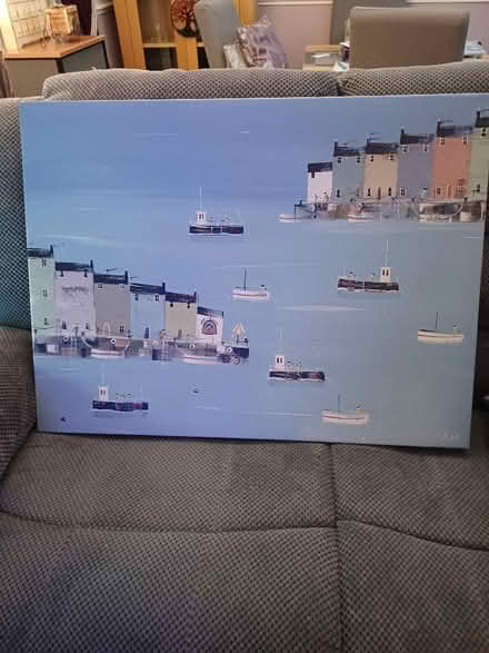 Photo of free Large seaside painting (Hollybush NP44) #1