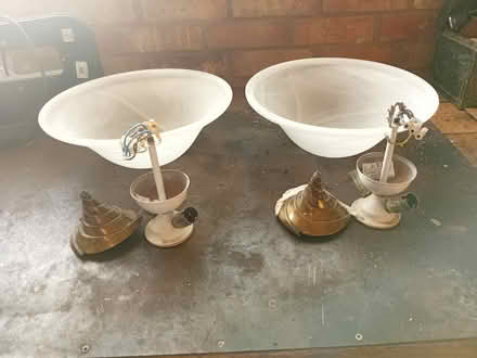 Photo of free Two ceiling up lights (Harrold. MK43) #1