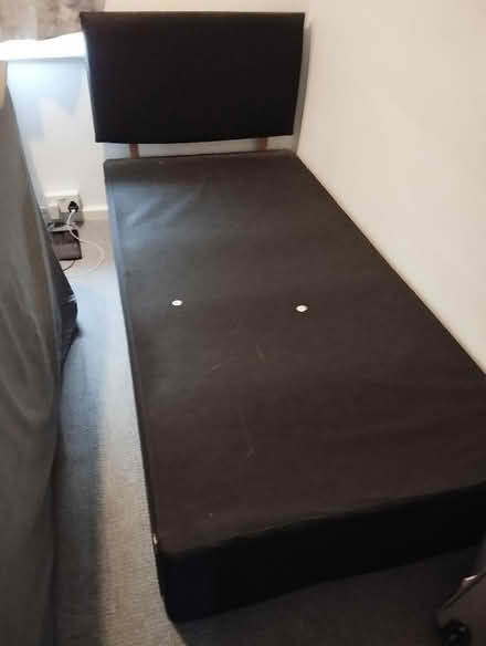 Photo of free Single divan bed with head board and drawers (Leighswood WS9) #2