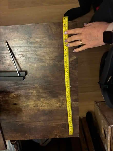 Photo of free Dark wood desk (Abingdon OX14) #2