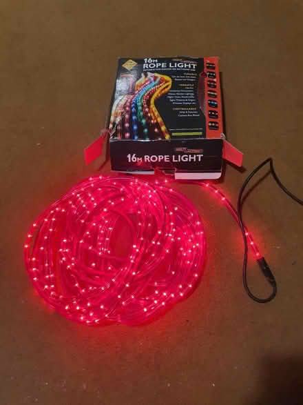 Photo of free Outdoor Red rope light (Cressage SY5) #1