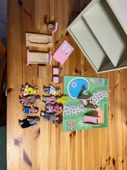 Photo of free Wooden dolls house and dolls (Greenhill, S8) #3