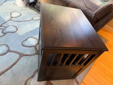 Photo of free End table - dog crate (Shrewsbury) #3