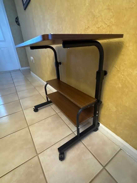 Photo of free Rolling adjustable desk (Pembroke Pines) #4
