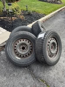 Photo of free Winter Tires and Steel Wheels (Aurora) #1