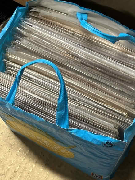 Photo of free Bag of LP vinyl hard poly sleeves (Ketton PE9) #1