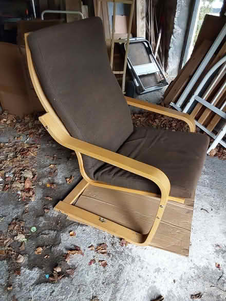 Photo of free Ikea Poang armchair with spare cushion. (Yanwath CA10) #1