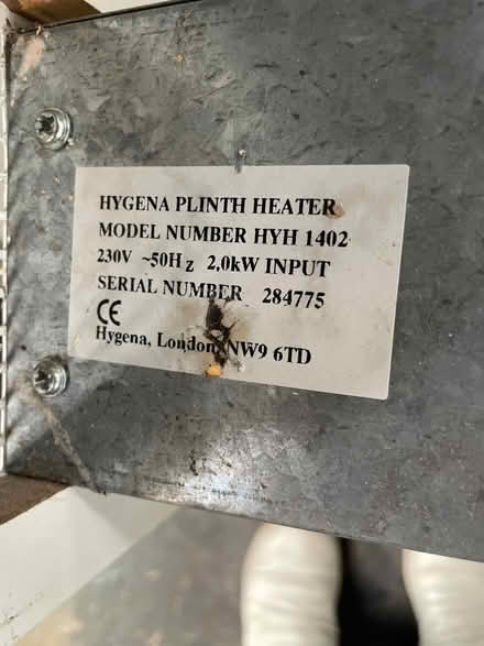 Photo of free Plinth heater (Kenilworth CV8) #3