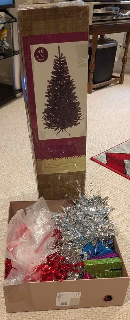 Photo of free Christmas Tree and Decorations (Sidney Road KT12) #1