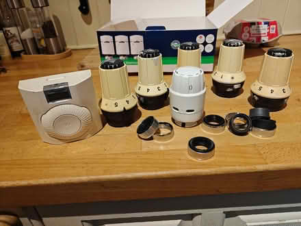 Photo of free 6 x TRVs plus a thermostat (Alstone GL51) #2