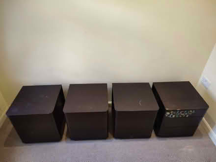 Photo of free Brown chest drawers and matching bedside (Southfields SW18) #2
