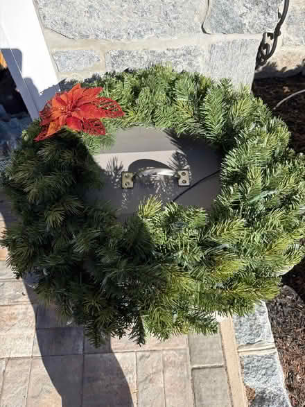 Photo of free Two 24” lighted wreaths (Matawan NJ) #1