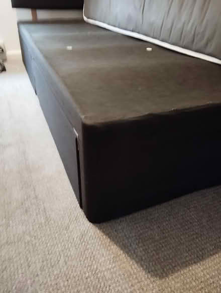 Photo of free Single divan bed with head board and drawers (Leighswood WS9) #4