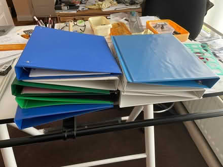 Photo of free A4 two ring & four ring binders (Edlesborough LU6) #1