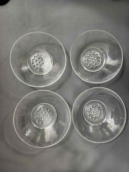 Photo of free No 1 Glass dessert bowls x4 (Wellington Village) #1