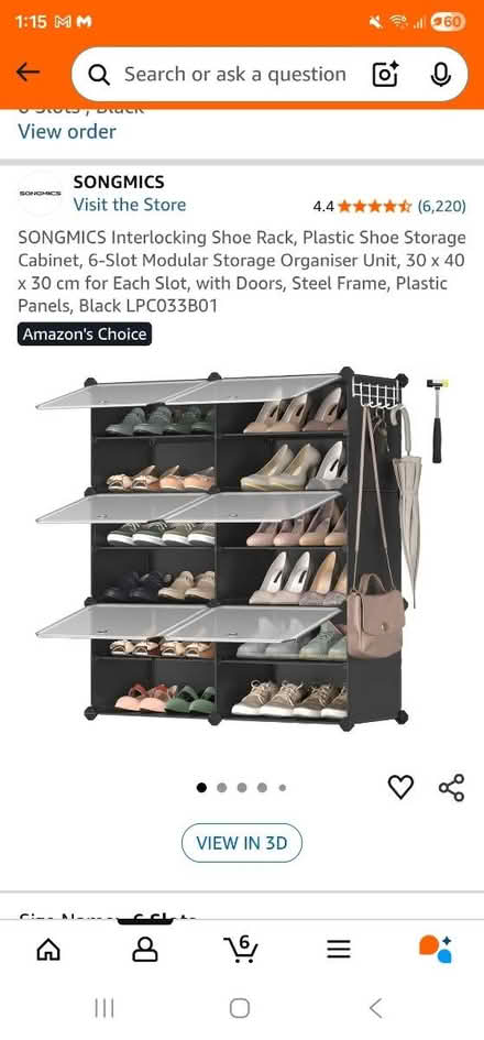 Photo of free Shoe rack (N5 Highbury) #1