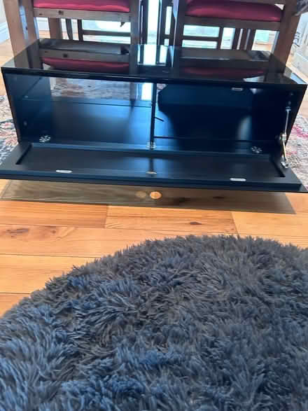 Photo of free Glass TV Stand, Black (Canewdon SS4) #2