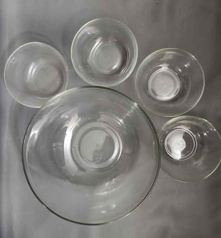 Photo of free Large glass bowl and serving bowls (Wellington Village) #1