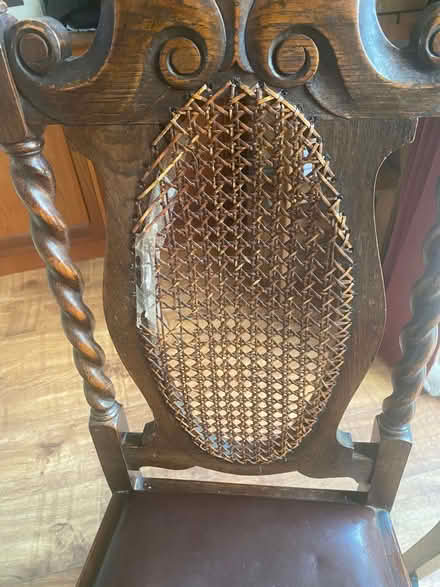 Photo of free Two Carved Wooden Antique/Vintage Chairs (Broughton Beck LA12) #3
