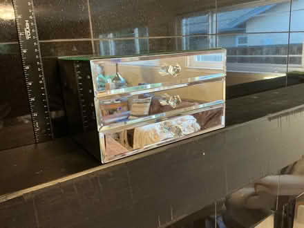 Photo of free 3 Drawer Mirrored Glass Jewelry (Los Altos, CA) #1