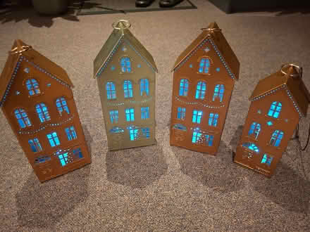 Photo of free 4 small battery tea light houses for Christmas decorations? (Halstead TN14) #2