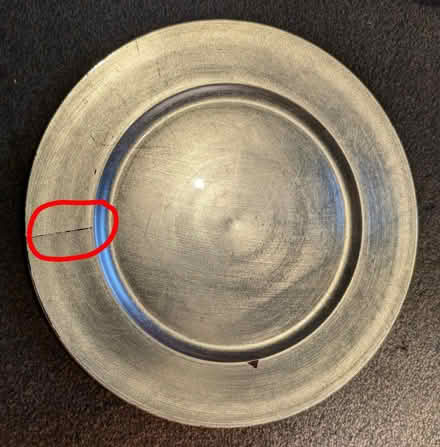 Photo of free 8x 13" silver plastic plates (SL6 Maidenhead) #4