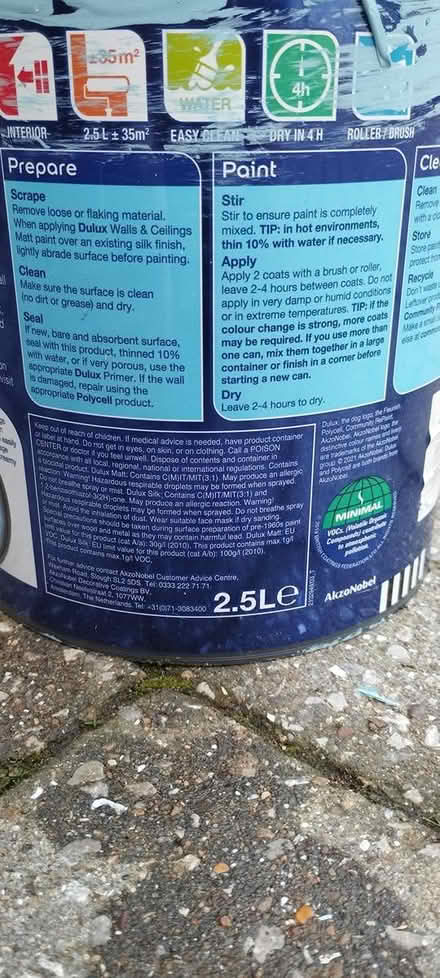 Photo of free Paint, Nordic Sky blue Matt (Morpeth NE61) #1