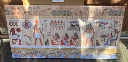 Photo of free Egyptian print on canvas, 40” x 20” (Mountain View nr train station) #1