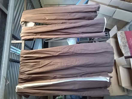 Photo of free Brown curtains x4 (Saham Toney IP25) #1