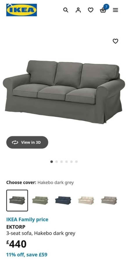 Photo of free IKEA Ektorp sofa (KT198RT) #2