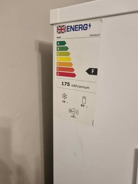 Photo of free Larder Fridge with Freezer compartment (Dean Row SK9) #2