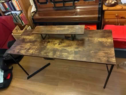 Photo of free Dark wood desk (Abingdon OX14) #3