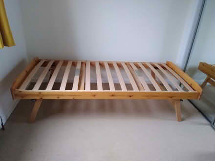Photo of free Single bedframe (hideaway) (Whitehill EH22) #1