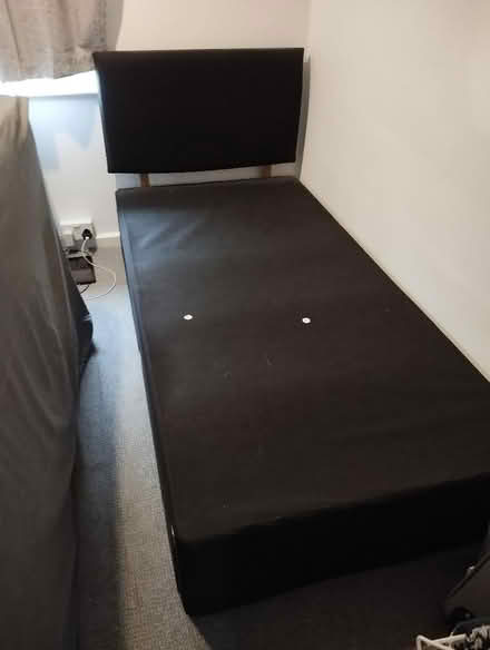 Photo of free Single divan bed with head board and drawers (Leighswood WS9) #1
