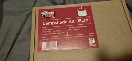 Photo of free New lampshade kit (ME15 Westmorland Road) #3