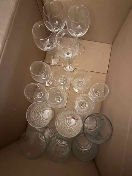 Photo of free Box with wine glasses (Guildford GU2) #3