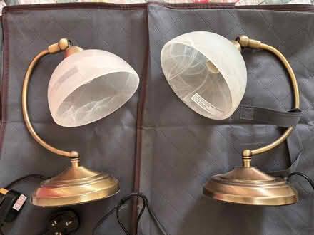 Photo of free Brass look touch control lamps (Purbrook PO7) #1
