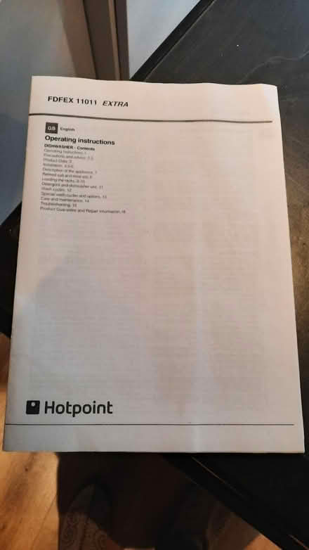 Photo of free Hotpoint Dishwasher (LU3) #3