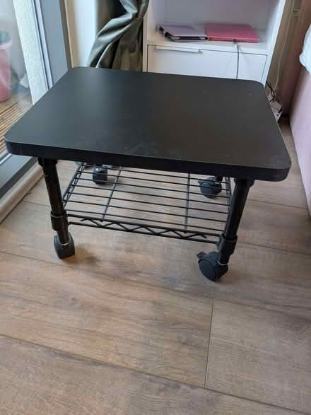 Photo of free Black printer stand on wheels for office/study (islington N1) #1