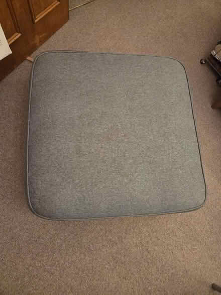 Photo of free Grey footstool (West Kensington W14) #3