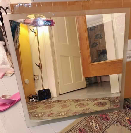 Photo of free Square Bathroom Mirror Wired for LED Lights (Bruntsfield EH10) #1