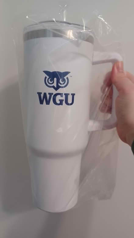 Photo of free Tall thermos mug with straw (Travis Heights) #1