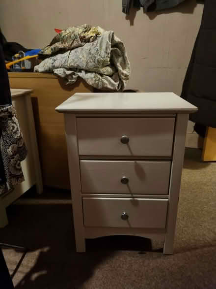 Photo of free 2 bedside cabinets (Fox Street CO7) #1