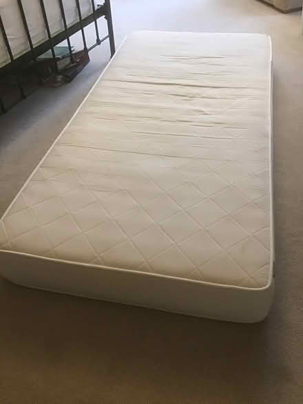 Photo of free Single bed frame and mattress (ME16) #3