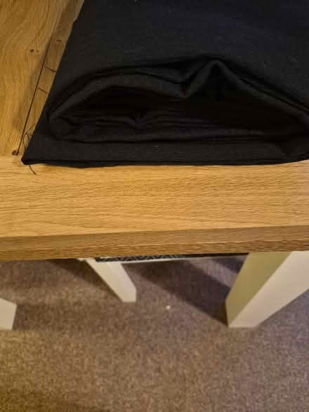 Photo of free Black crinkle cotton fabric (IP5) #2