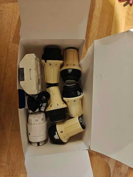 Photo of free 6 x TRVs plus a thermostat (Alstone GL51) #3