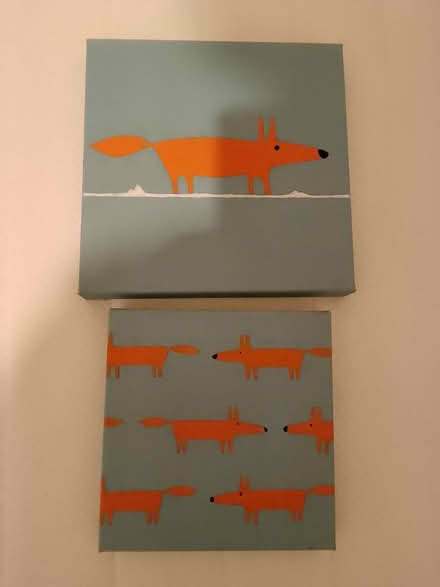 Photo of free Scion Mr Fox design canvases (Moreton Hall BSE) #2