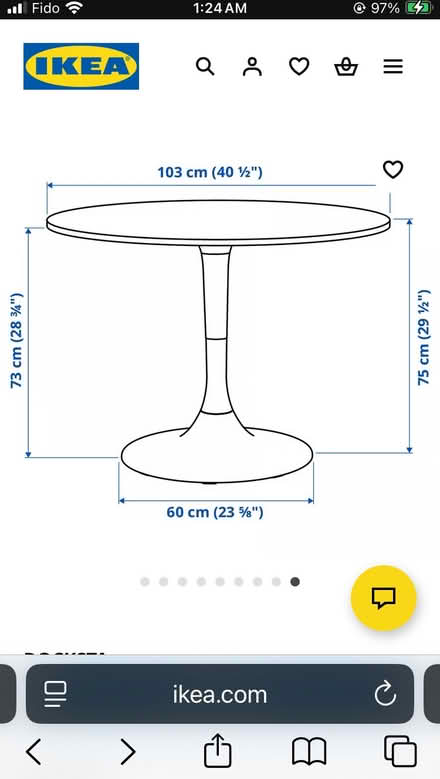 Photo of free Dining table (Jarvis/ Charles) #3