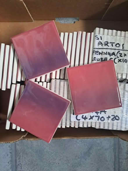 Photo of free Pink/Purple Tiles (Midsomer Norton (BA3)) #1
